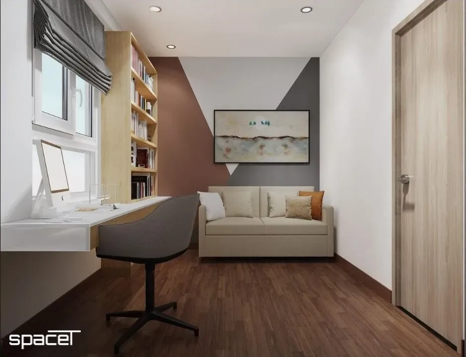 Phòng làm việc - Căn hộ Citisoho Quận 2 - Phong cách Scandinavian | Space T