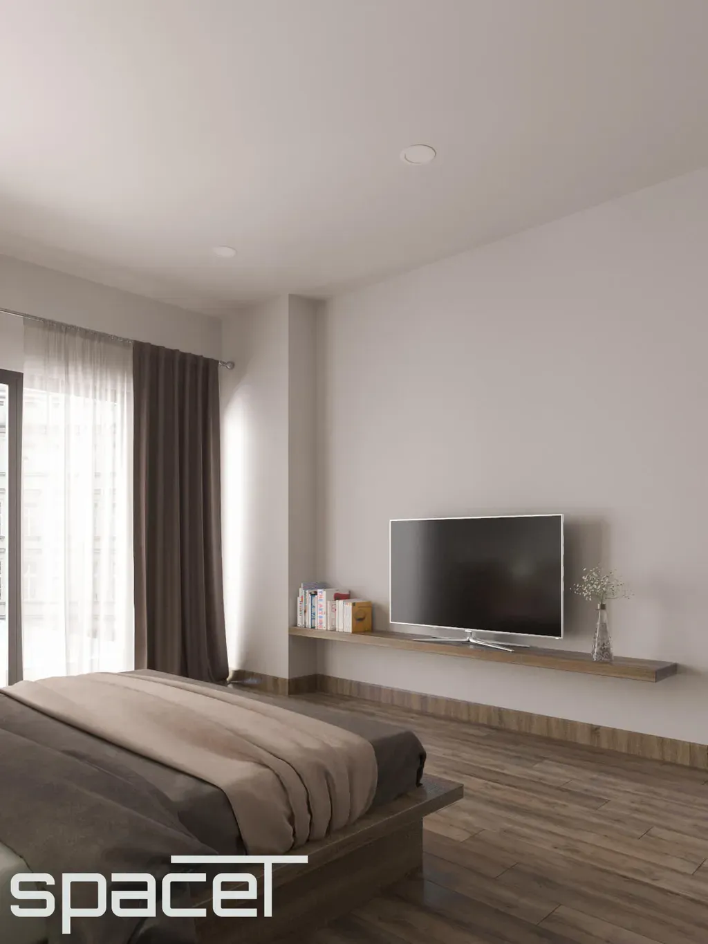 Phòng ngủ - Nhà phố Đồng Nai 3PN - Phong cách Modern | Space T