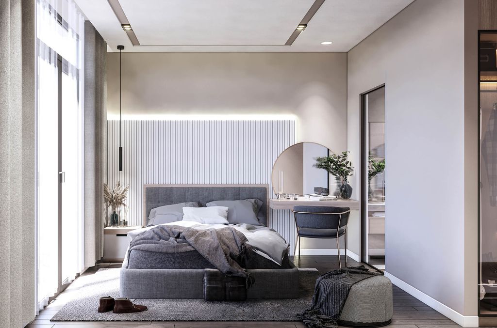 Phòng ngủ - Nhà phố Bảo Minh Residence - Phong cách Modern  | Space T