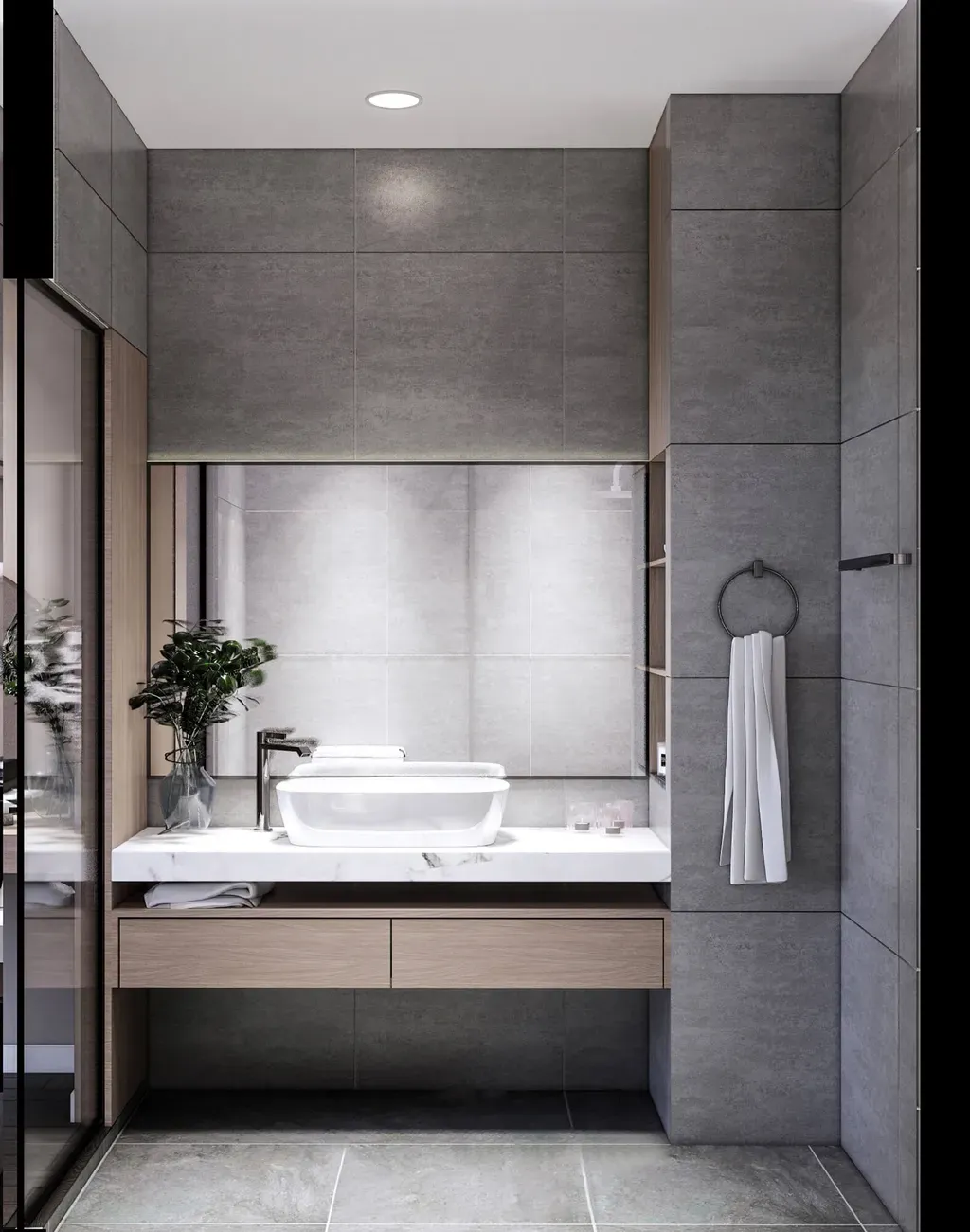 Phòng tắm - Nhà phố Bảo Minh Residence - Phong cách Modern | Space T