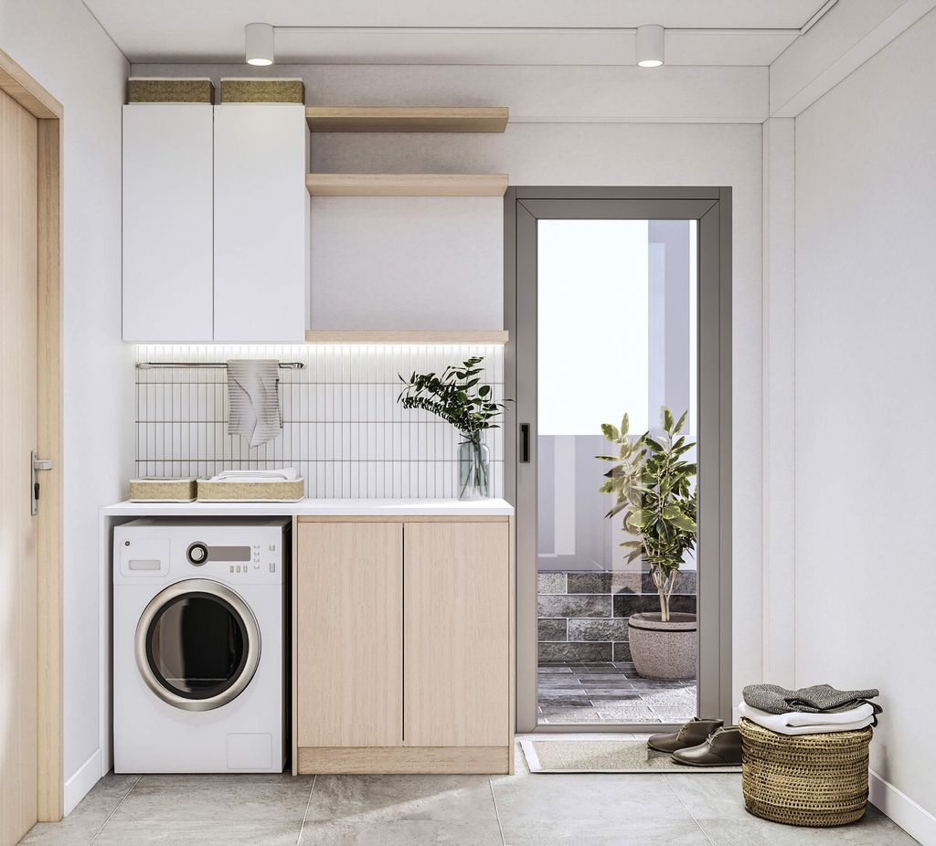 Phòng giặt - Nhà phố Bảo Minh Residence - Phong cách Modern  | Space T