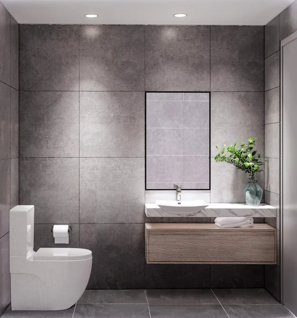 Phòng tắm - Nhà phố Bảo Minh Residence - Phong cách Modern | Space T