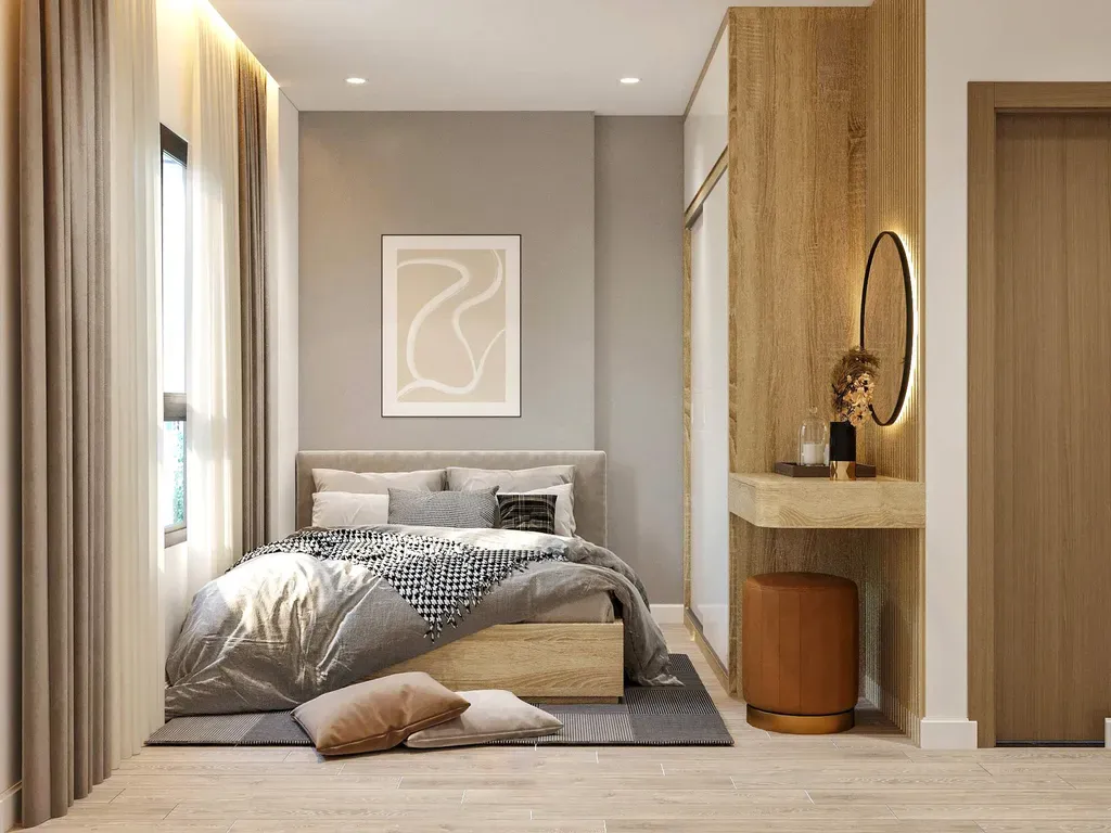 Phòng ngủ - Căn hộ Citi Esto Quận 2 - Phong cách Modern | Space T