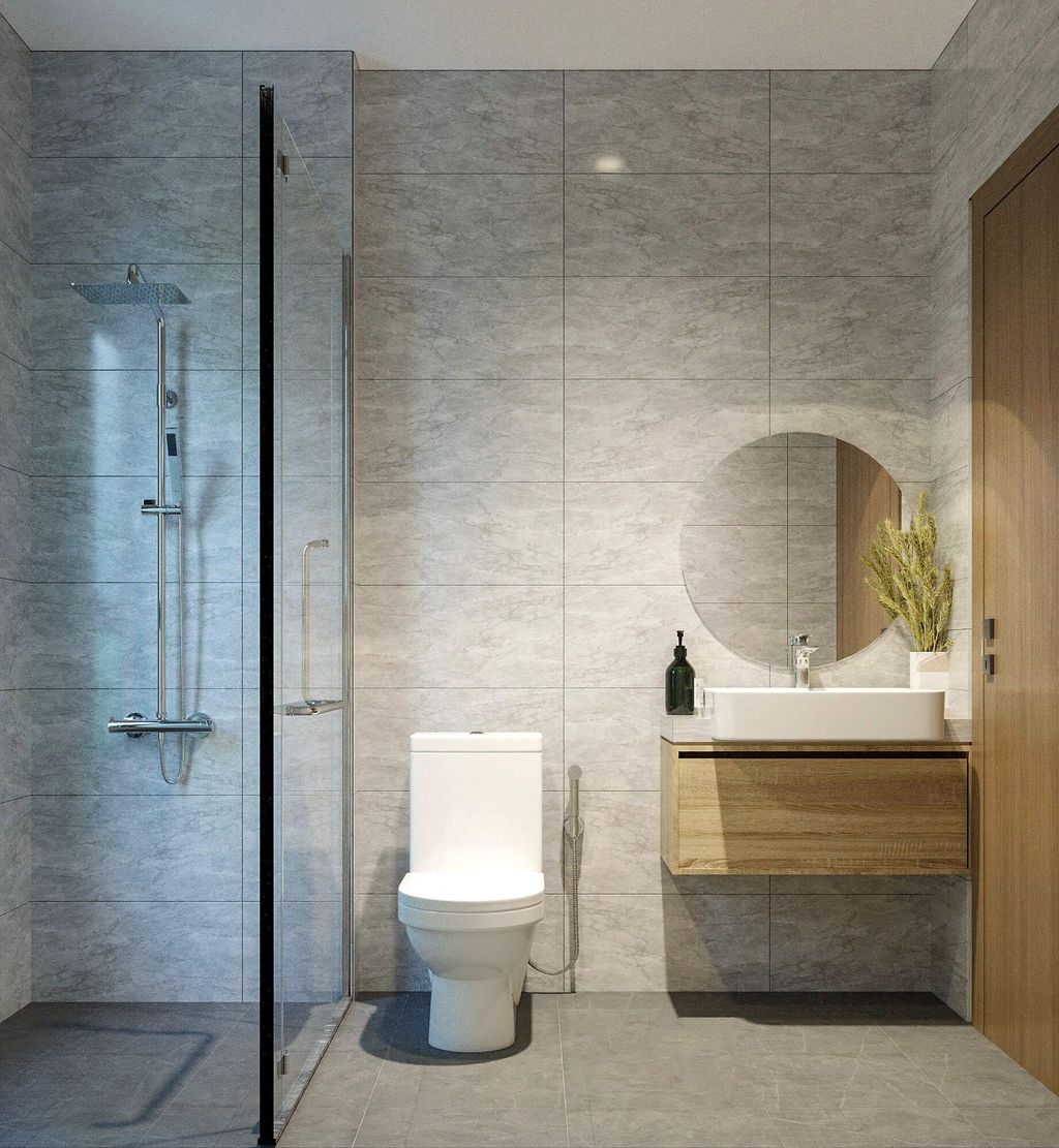 Phòng tắm - Căn hộ Citi Esto Quận 2 - Phong cách Modern  | Space T