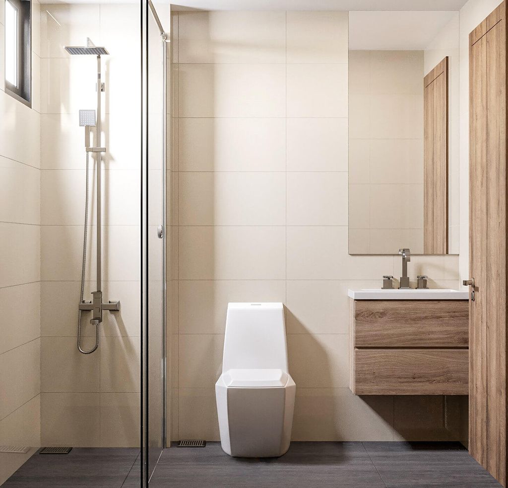 Phòng tắm - Căn hộ Phú Đông Premier - Phong cách Scandinavian  | Space T