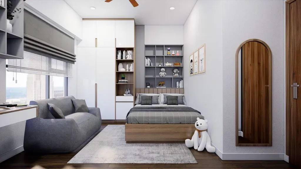 Phòng cho bé - Căn hộ Mizuki Park 5 - Phong cách Modern | Space T
