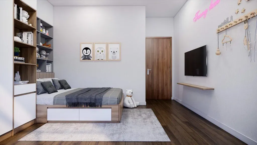 Phòng cho bé - Căn hộ Mizuki Park 5 - Phong cách Modern | Space T