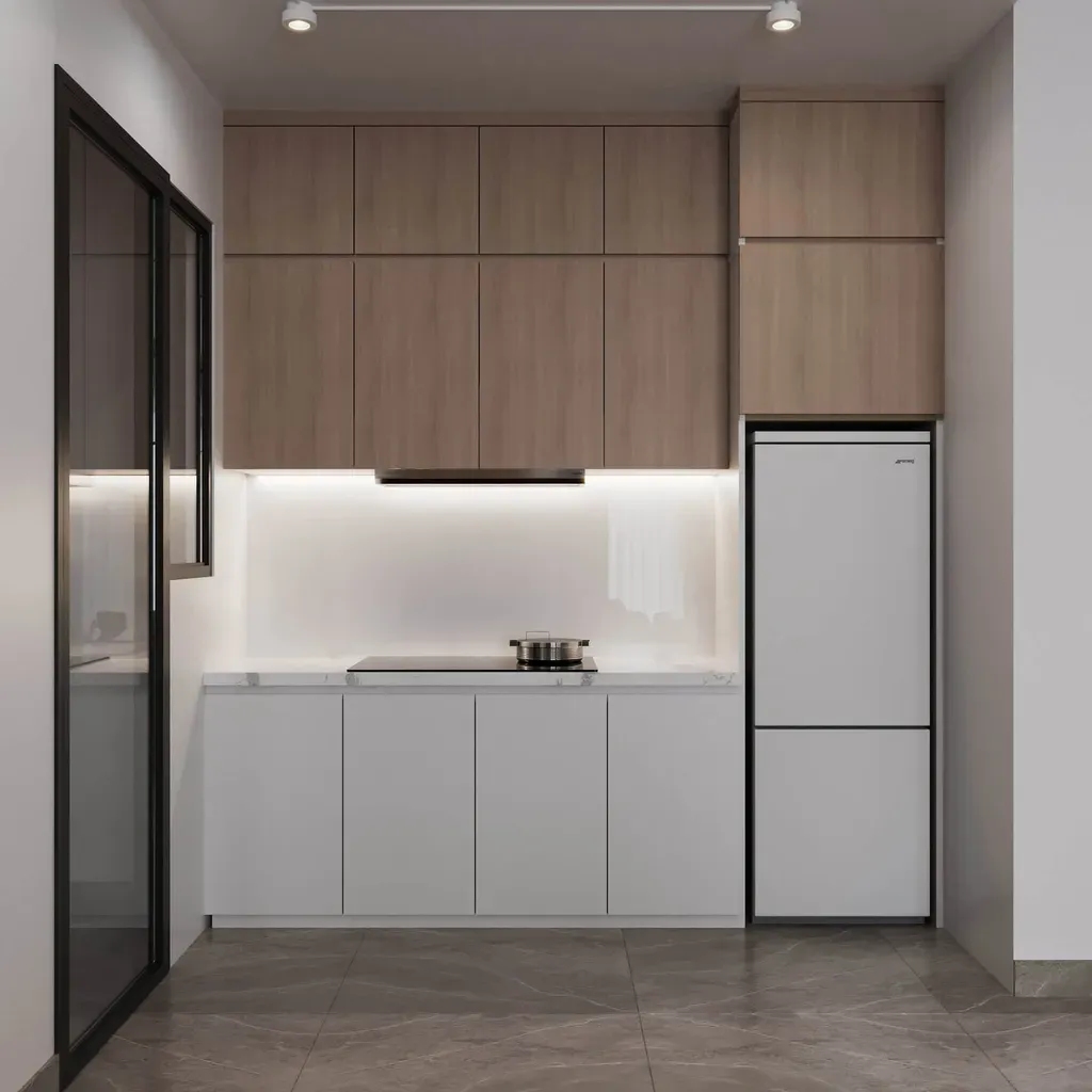 Phòng bếp - Căn hộ Midtown (The Peak) - Phong cách Modern | Space T