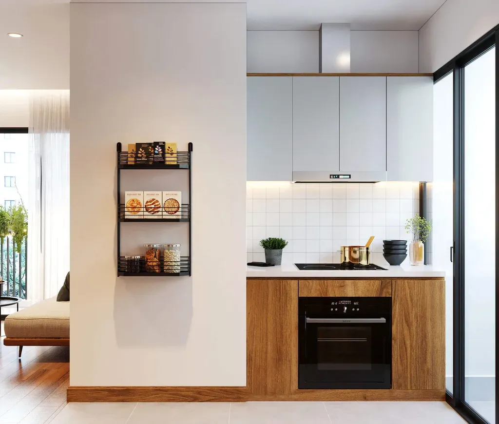 Phòng bếp - Căn hộ Eco Green - Phong cách Modern | Space T