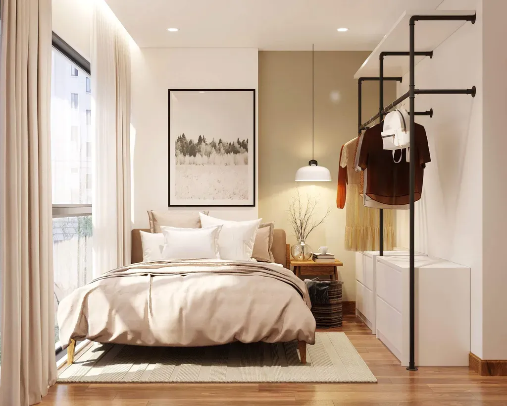 Phòng ngủ - Căn hộ Eco Green - Phong cách Modern | Space T