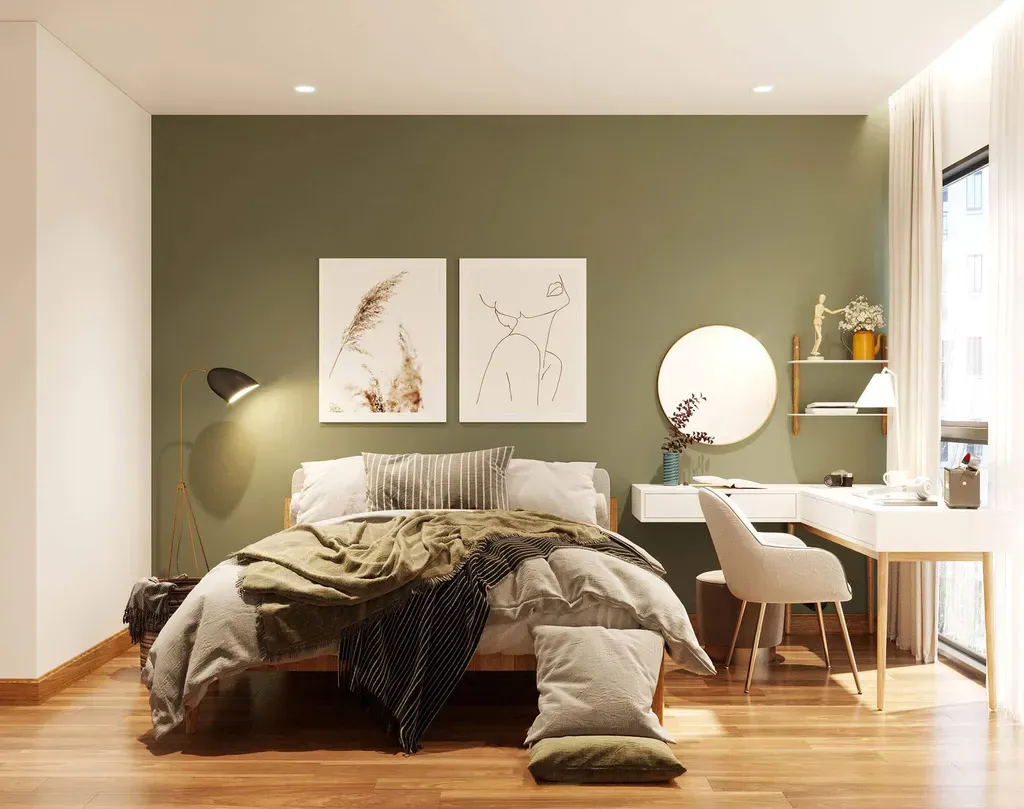Phòng ngủ - Căn hộ Eco Green - Phong cách Modern | Space T