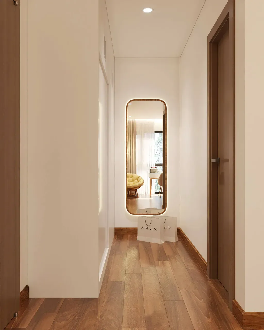 Phòng ngủ - Căn hộ Eco Green - Phong cách Modern | Space T