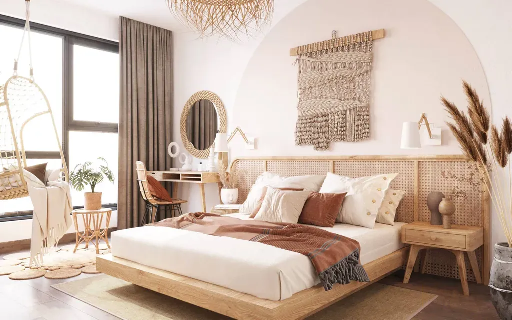 Phòng ngủ - Căn hộ Saigon Pearl - Phong cách Scandinavian + Tropical | Space T