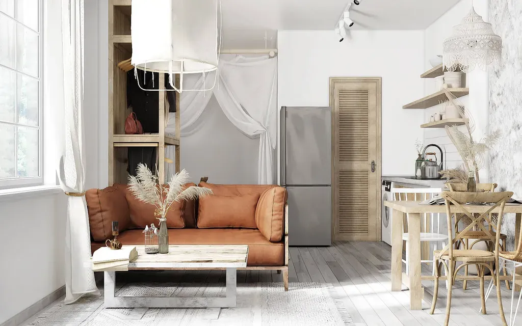 Phòng khách - Căn hộ Airbnb Quận 5 - Phong cách Bohemian | Space T