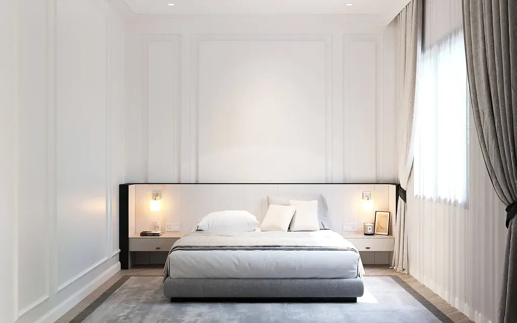 Phòng ngủ - Shophouse The Manhattan (Nhà mẫu) - Phong cách Modern Classic | Space T