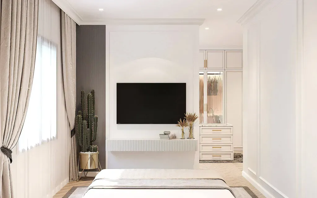 Phòng ngủ - Shophouse The Manhattan (Nhà mẫu) - Phong cách Modern Classic | Space T