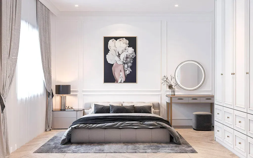 Phòng ngủ - Shophouse The Manhattan (Nhà mẫu) - Phong cách Modern Classic | Space T