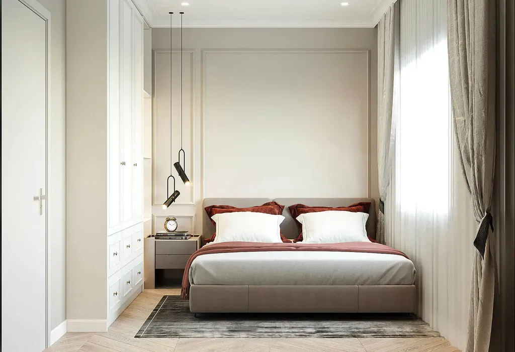 Phòng ngủ - Shophouse The Manhattan (Nhà mẫu) - Phong cách Modern Classic | Space T