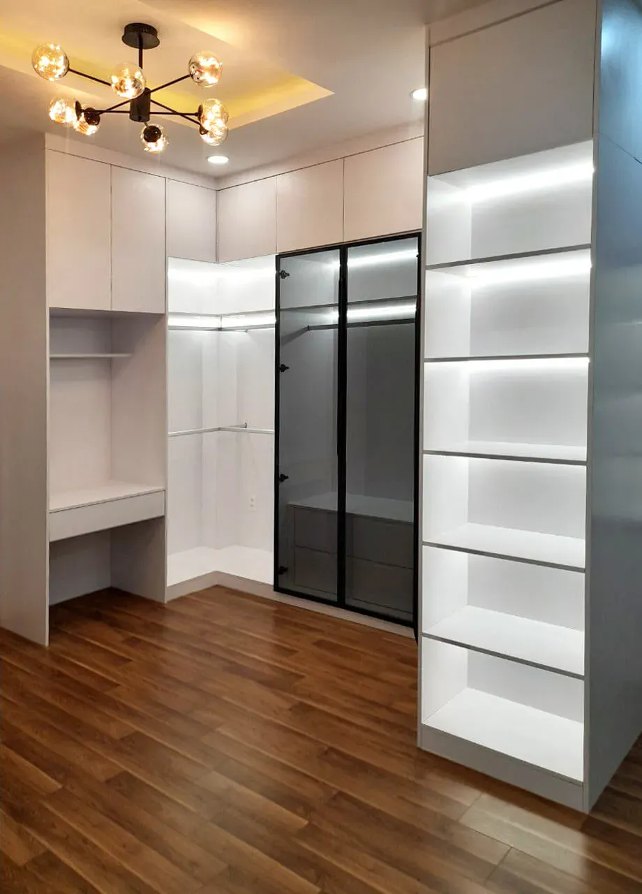 Phòng ngủ, Phòng thay đồ - Nhà phố Bình Tân - Phong cách Modern | Space T