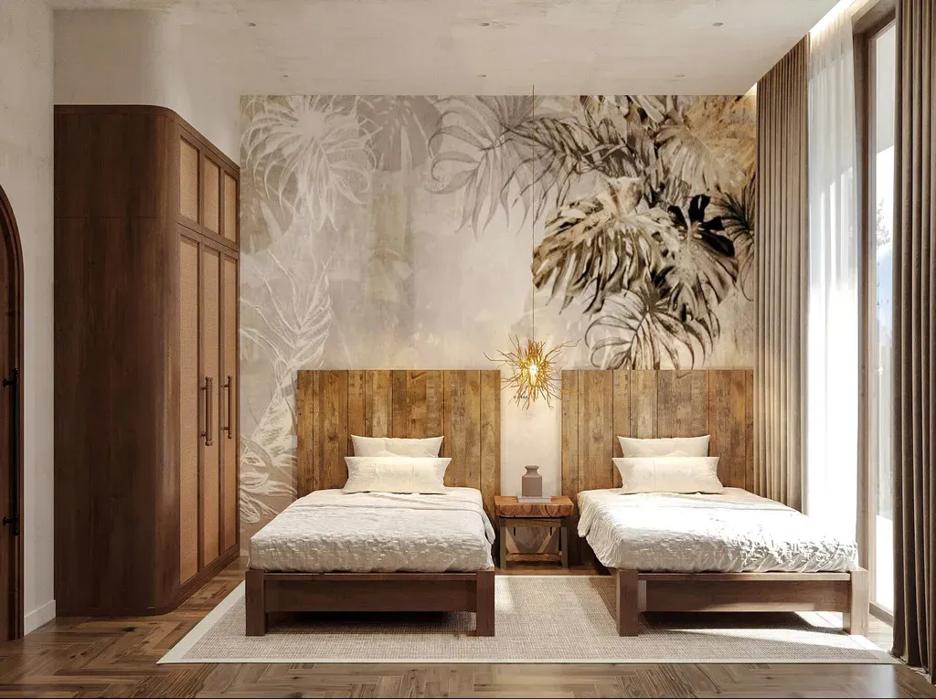 Phòng ngủ - Villa tại Đắk Lắk - Phong cách Wabi Sabi | Space T
