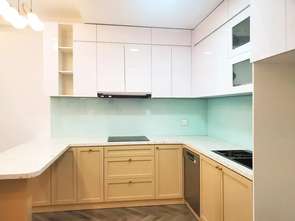 Phòng bếp - Căn hộ The Sun Avenue 85m2 - Phong cách Modern | Space T