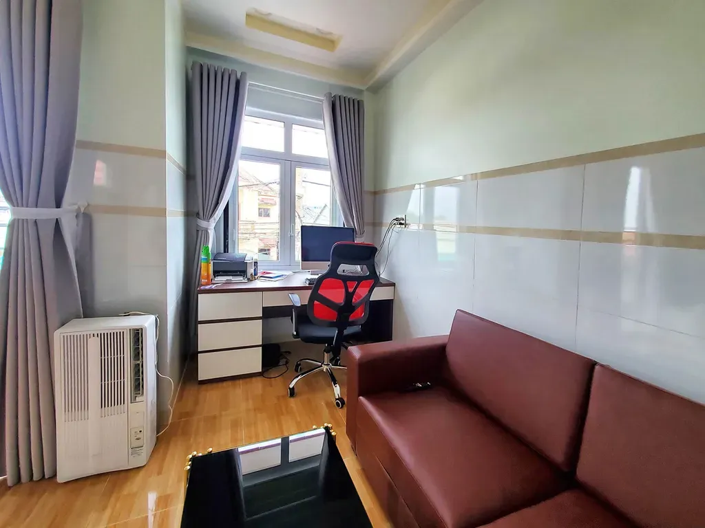 Phòng khách, Phòng làm việc - Nhà phố Nhơn Trạch (Đồng Nai) - Phong cách Modern | Space T