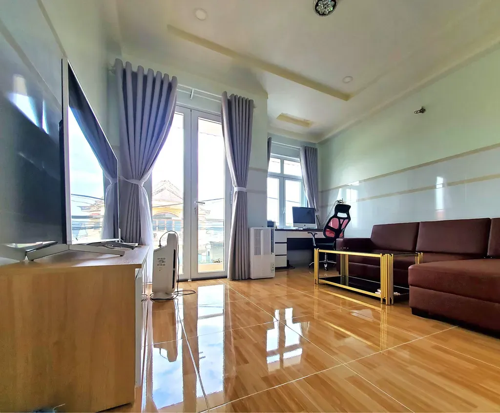 Phòng khách, Phòng làm việc - Nhà phố Nhơn Trạch (Đồng Nai) - Phong cách Modern | Space T