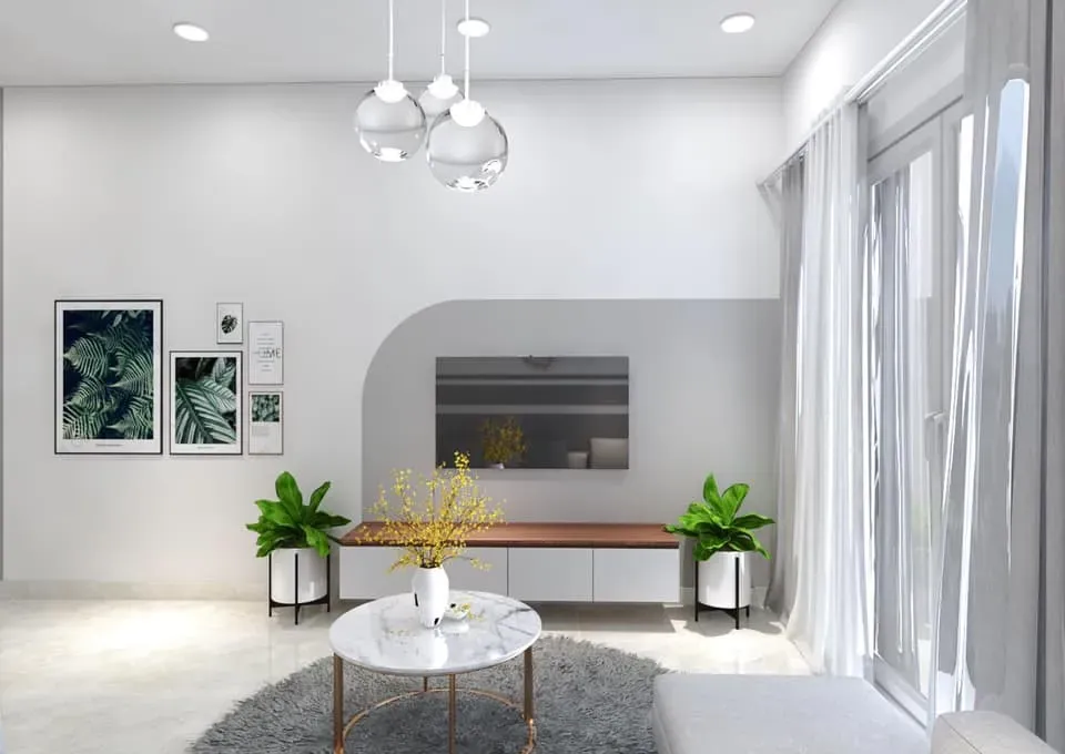 Phòng khách - Căn hộ The Habitat Bình Dương - Phong cách Modern | Space T