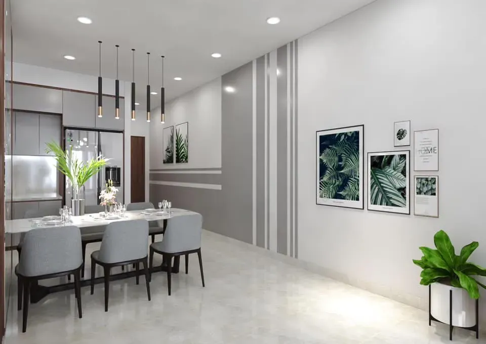 Phòng ăn - Căn hộ The Habitat Bình Dương - Phong cách Modern | Space T