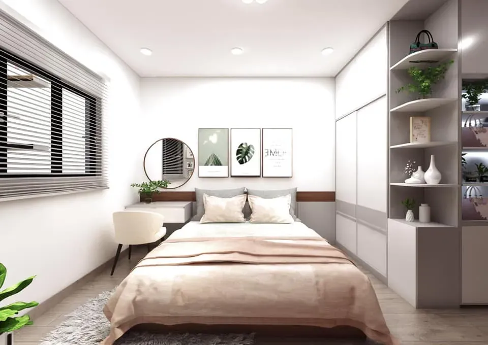 Phòng ngủ - Căn hộ The Habitat Bình Dương - Phong cách Modern | Space T