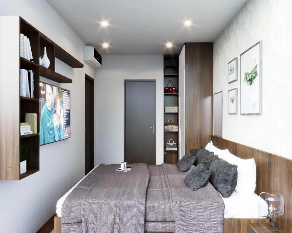 Phòng ngủ - Căn hộ Safira Khang Điền - Phong cách Modern | Space T
