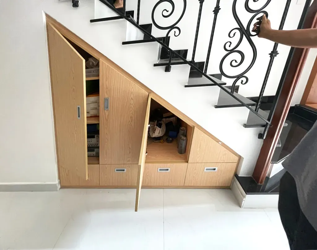 Cầu thang - Nhà phố 400m2 tại Gò Vấp - Phong cách Modern | Space T