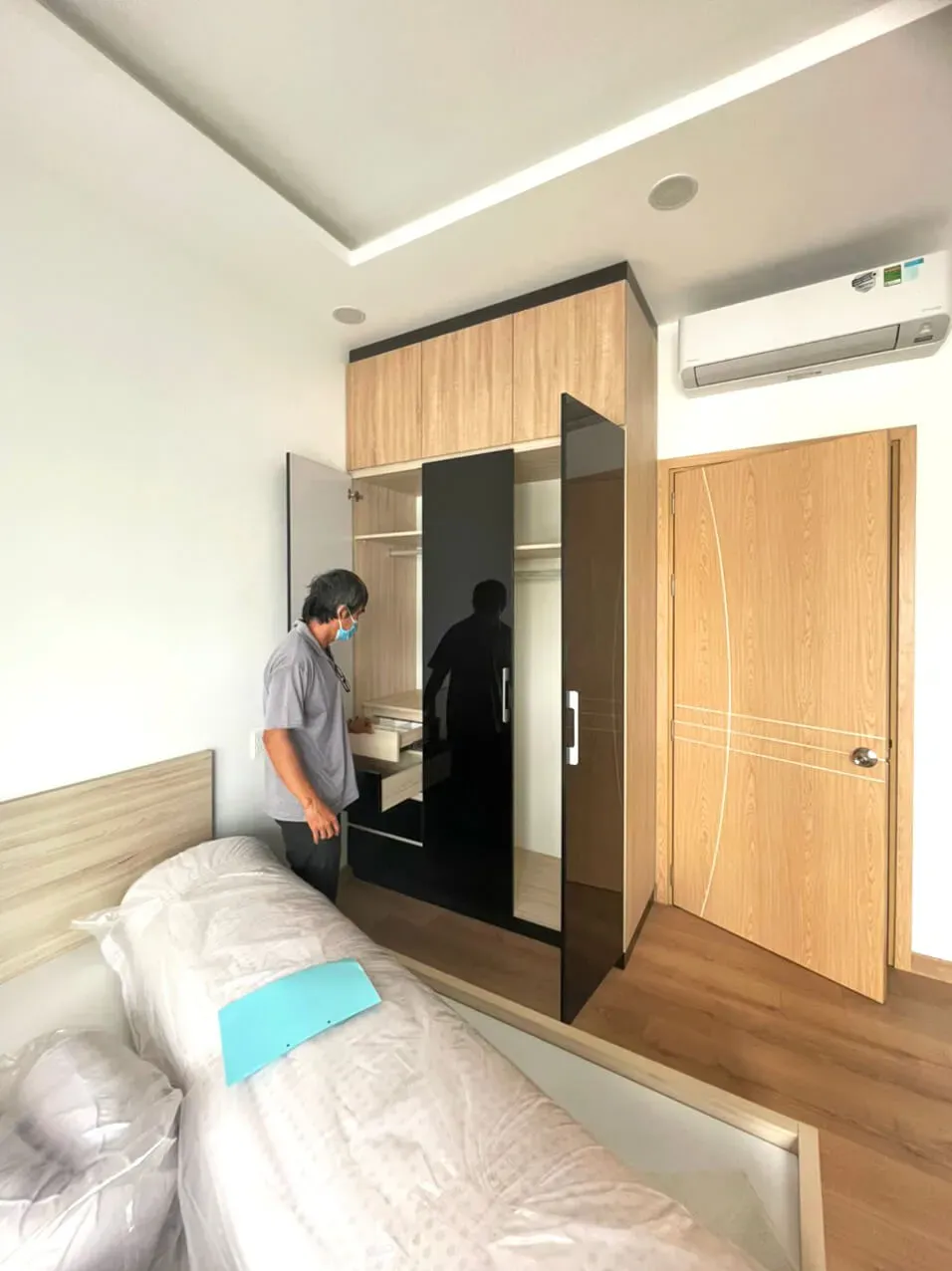 Phòng ngủ - Nhà phố 400m2 tại Gò Vấp - Phong cách Modern | Space T