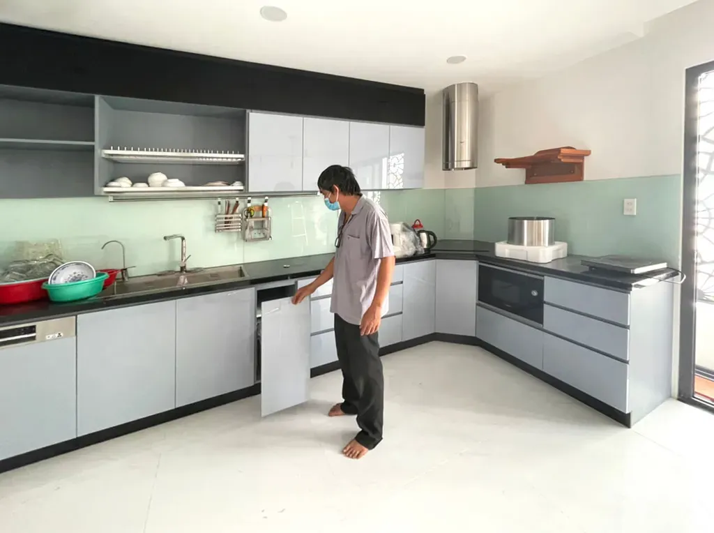 Phòng bếp - Nhà phố 400m2 tại Gò Vấp - Phong cách Modern | Space T