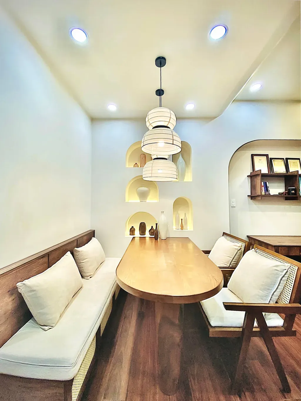 Phòng ăn - Căn hộ Akari City Bình Tân - Phong cách Wabi Sabi | Space T