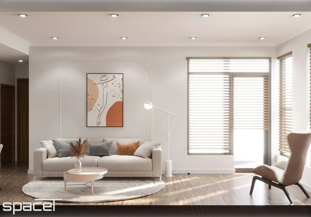 Phòng khách - Căn hộ Centana Quận 2 - Phong cách Scandinavian + Modern | Space T