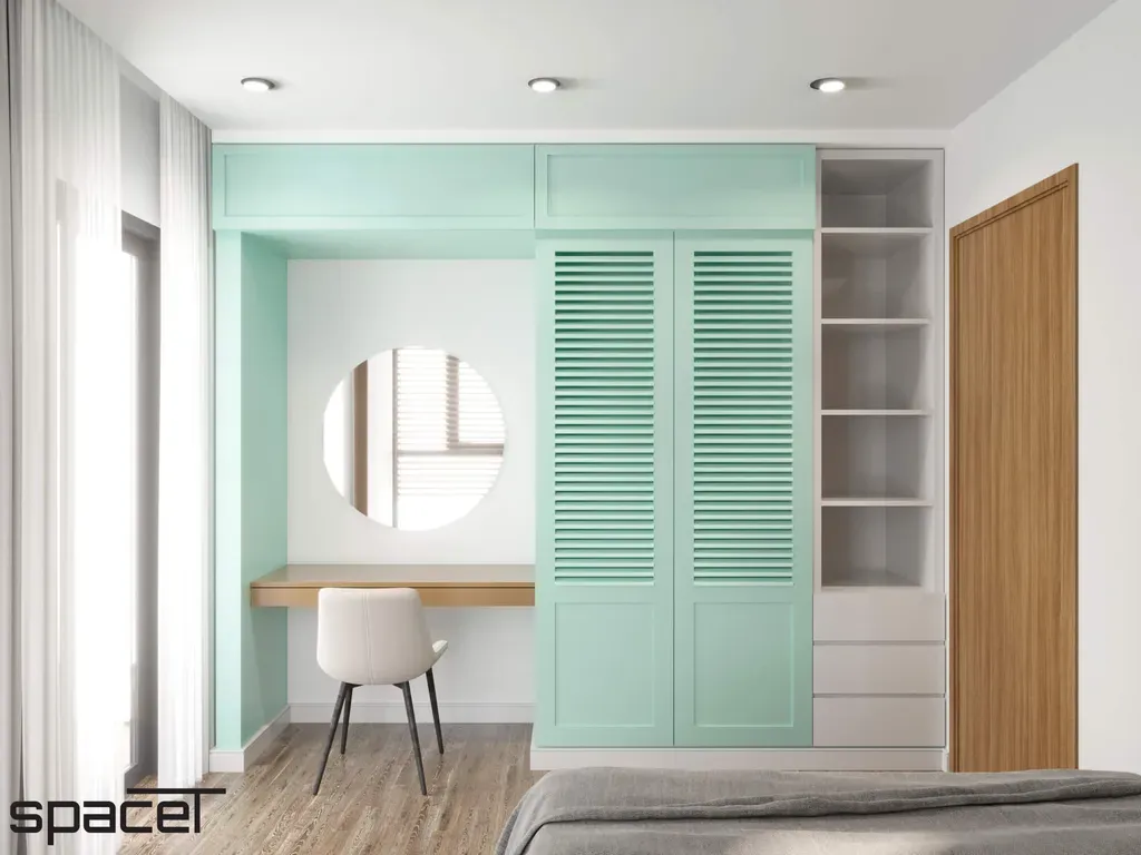 Phòng ngủ - Căn hộ Centana Quận 2 - Phong cách Scandinavian + Modern | Space T