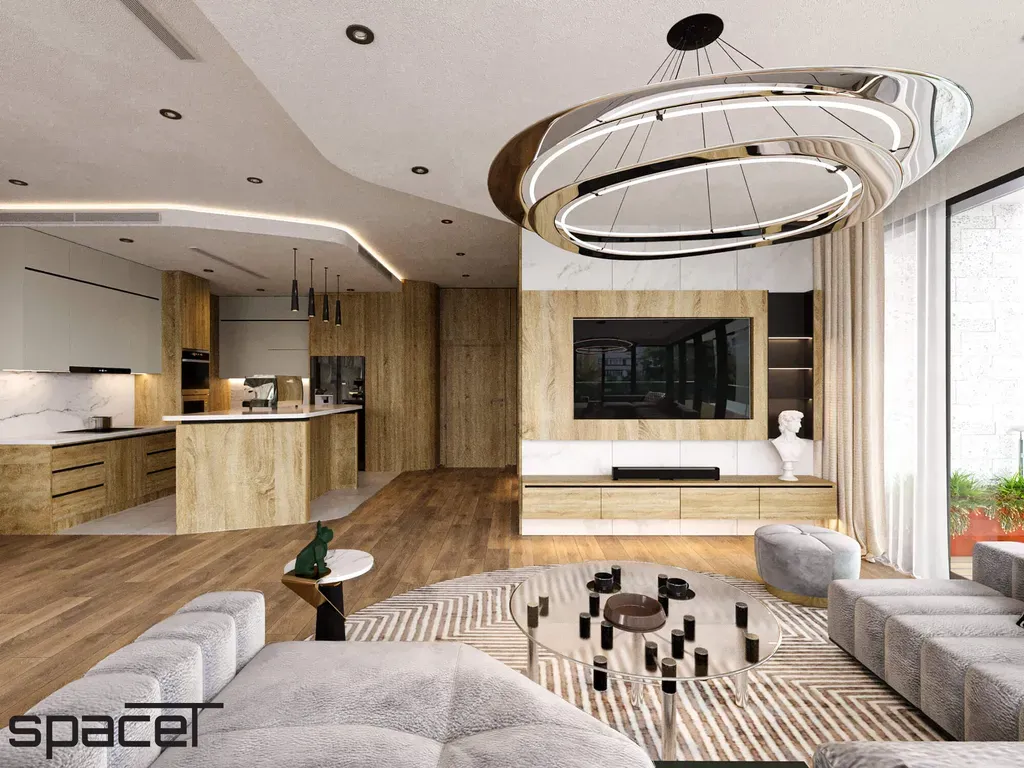 Phòng khách - Căn hộ Empire City Quận 2 - Phong cách Modern | Space T