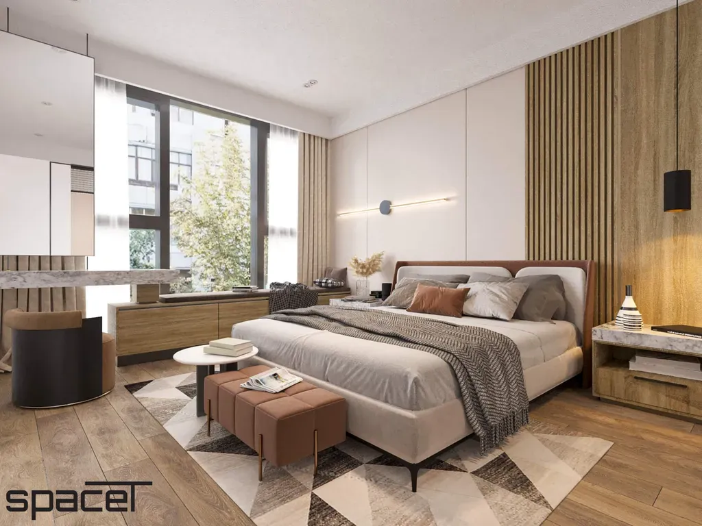 Phòng ngủ - Căn hộ Empire City Quận 2 - Phong cách Modern | Space T