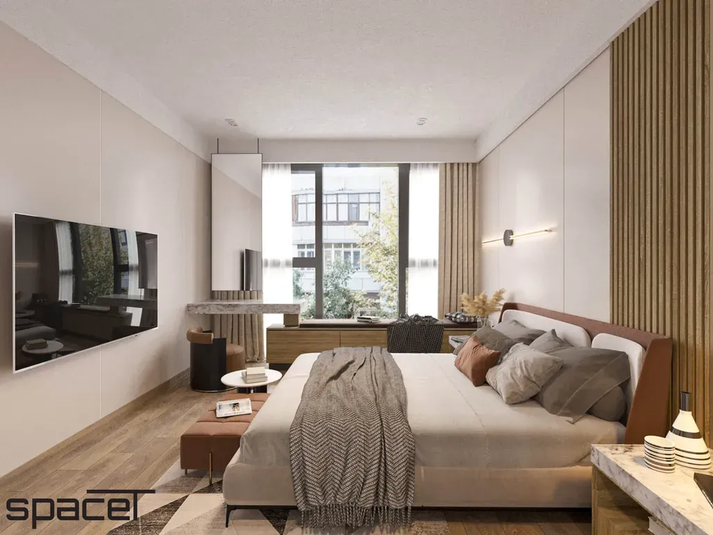 Phòng ngủ - Căn hộ Empire City Quận 2 - Phong cách Modern | Space T