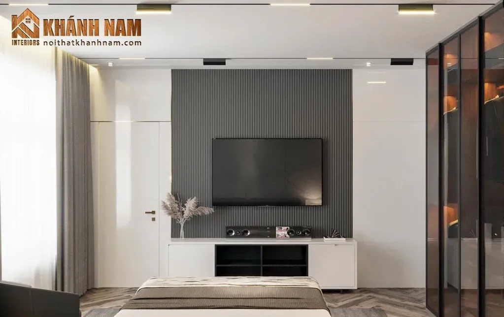Phòng ngủ - Nhà phố 80m2 tại Thủ Đức - Phong cách Modern | Space T