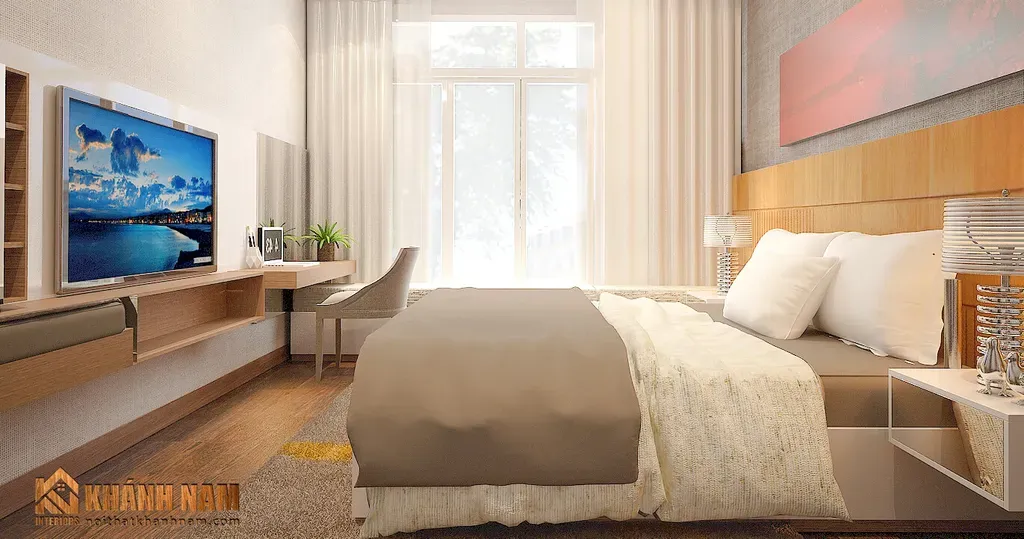 Phòng ngủ - Căn hộ chung cư Novaland - Phong cách Modern | Space T