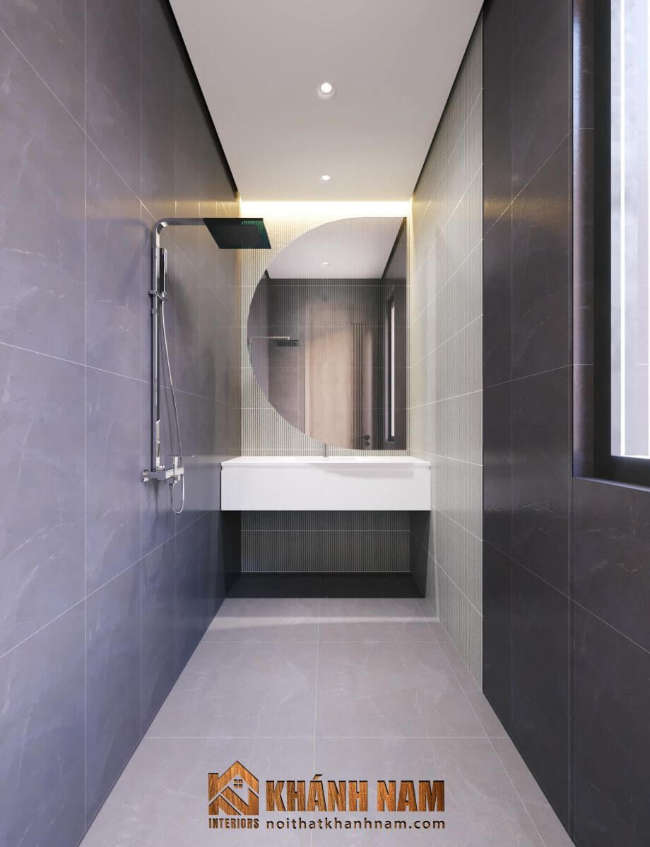 Phòng tắm - Nhà phố KDC Him Lam - Phong cách Modern  | Space T