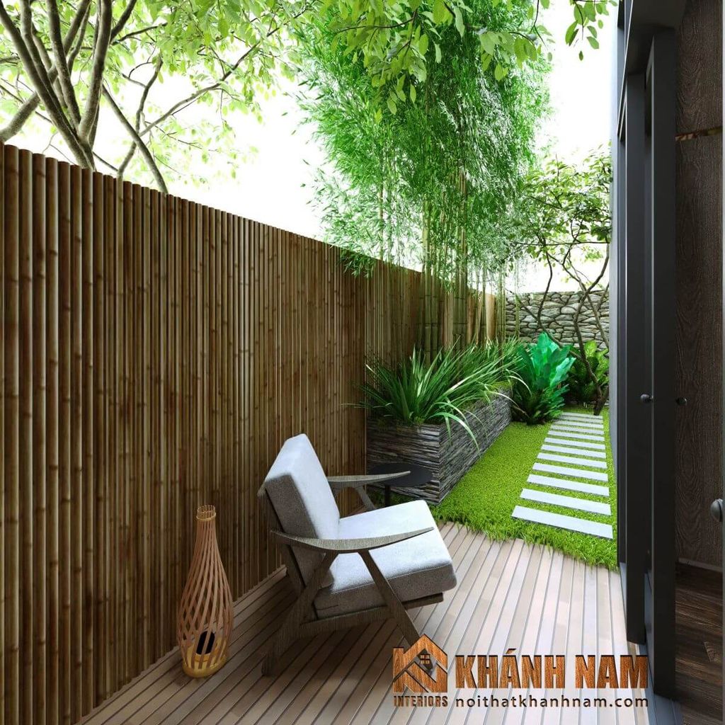 Sân vườn - Nhà phố KDC Him Lam - Phong cách Modern  | Space T
