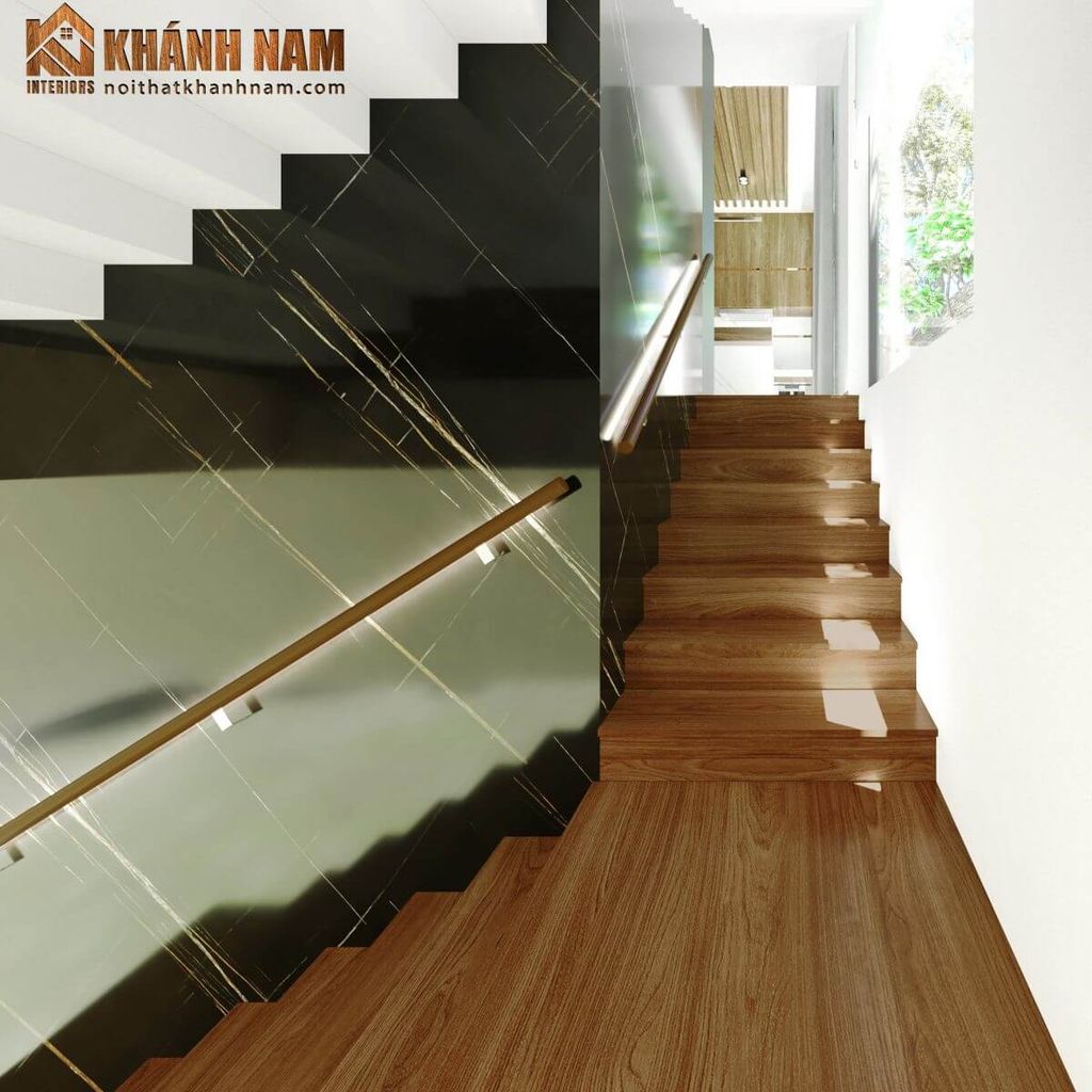 Cầu thang - Nhà phố KDC Him Lam - Phong cách Modern  | Space T