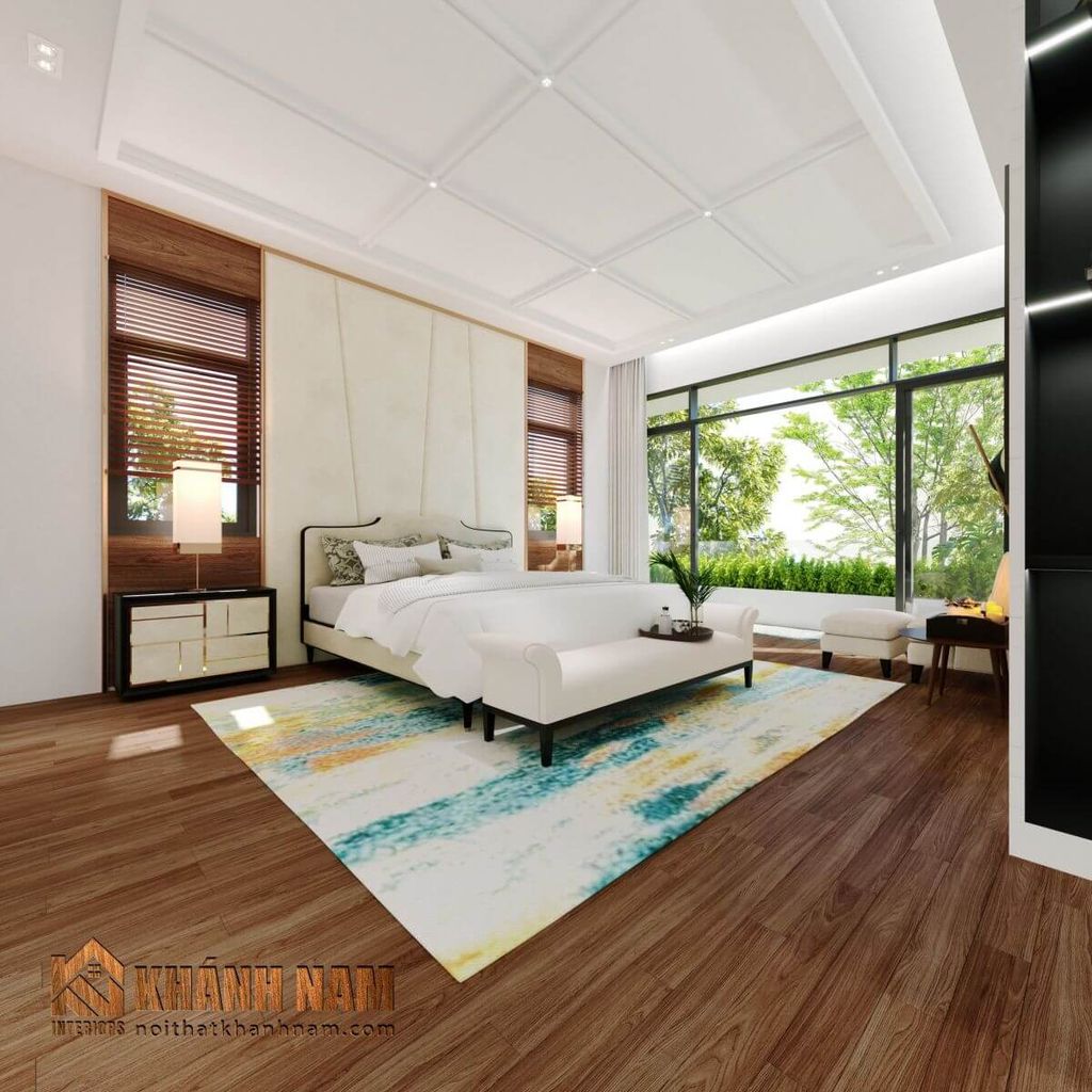 Phòng ngủ - Nhà phố KDC Him Lam - Phong cách Modern  | Space T