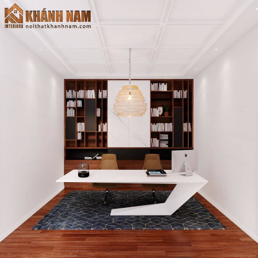 Phòng làm việc - Nhà phố KDC Him Lam - Phong cách Modern  | Space T