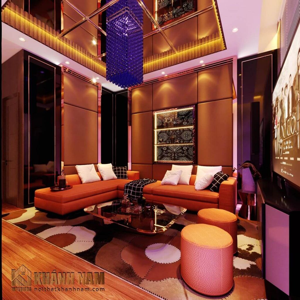 Phòng giải trí - Nhà phố KDC Him Lam - Phong cách Modern  | Space T