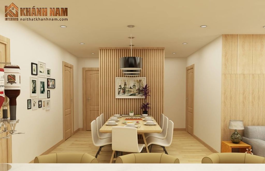 Phòng ăn - Căn hộ The Landmark 6 (Vinhomes) - Phong cách Modern  | Space T