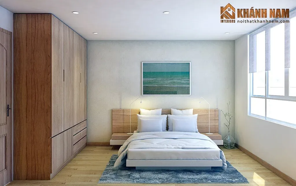 Phòng ngủ - Căn hộ The Landmark 6 (Vinhomes) - Phong cách Modern | Space T